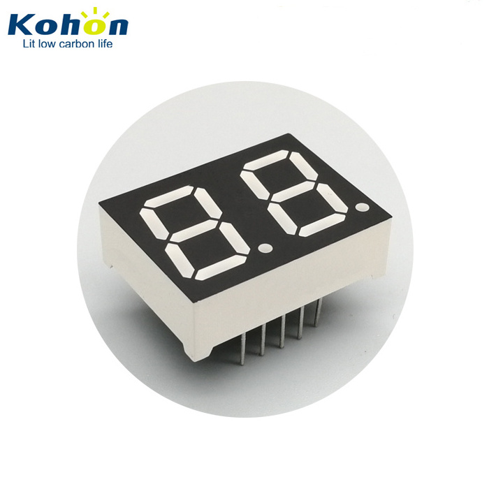 0.56 inch common anode fnd led display dual digit 7 segment for date display