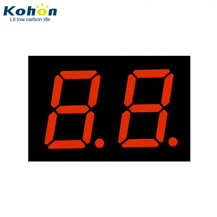 0.56 inch common anode fnd led display dual digit 7 segment for date display