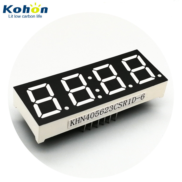 super bright red 4 digit 7 segment led digital tube display 0.56 inch for digital voltmeters