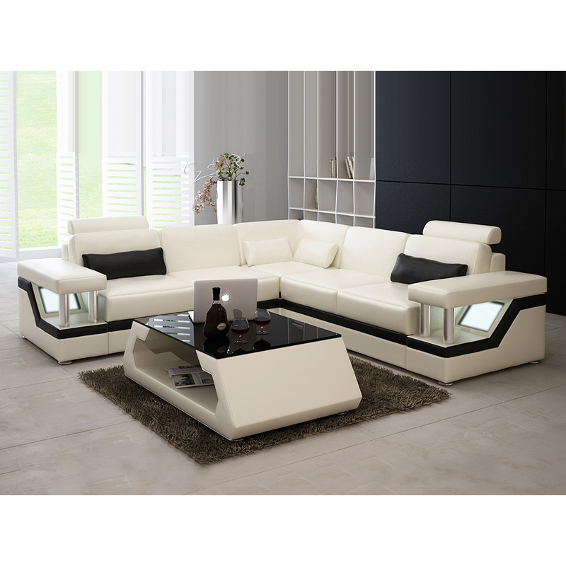 Double sided floor lounge guangdong sofa with corner set sofa couches luxury chairs sets for sofa modern set luxury living room