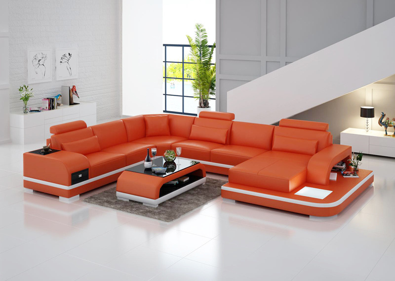 Luxury 7 seater sofa set leather sofa with morden sectional leather sofa Simple velvet furniture chairs luxury modern