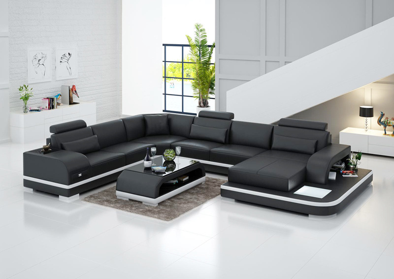 Luxury 7 seater sofa set leather sofa with morden sectional leather sofa Simple velvet furniture chairs luxury modern