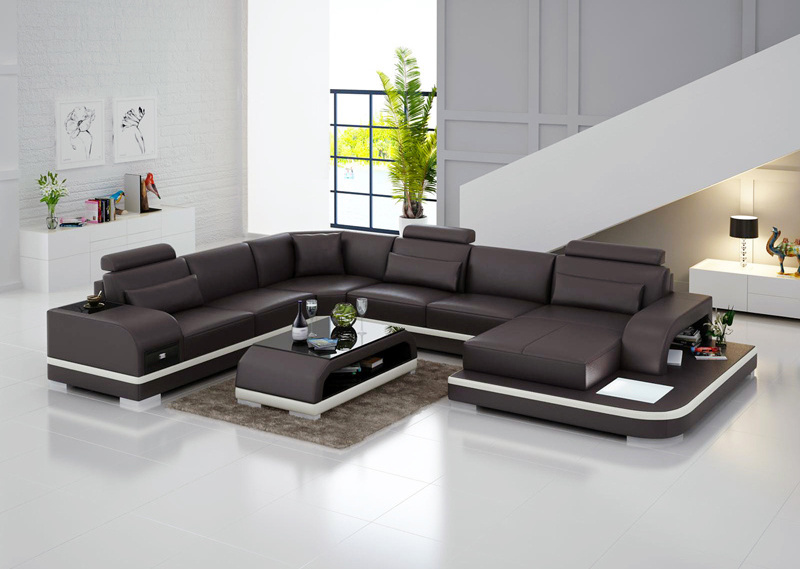 Luxury 7 seater sofa set leather sofa with morden sectional leather sofa Simple velvet furniture chairs luxury modern