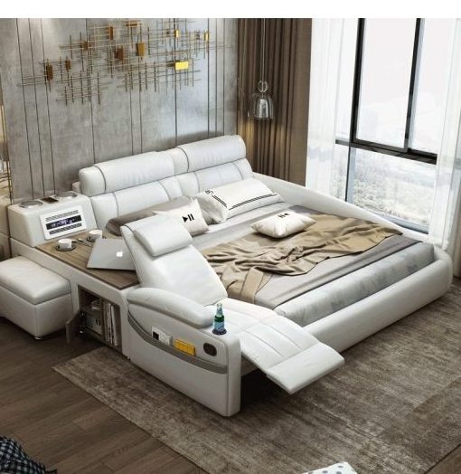 Sofa bed leather turkey storage with usb charging 2023 mattress grey lying flat electric massage modern convertible sofa bed