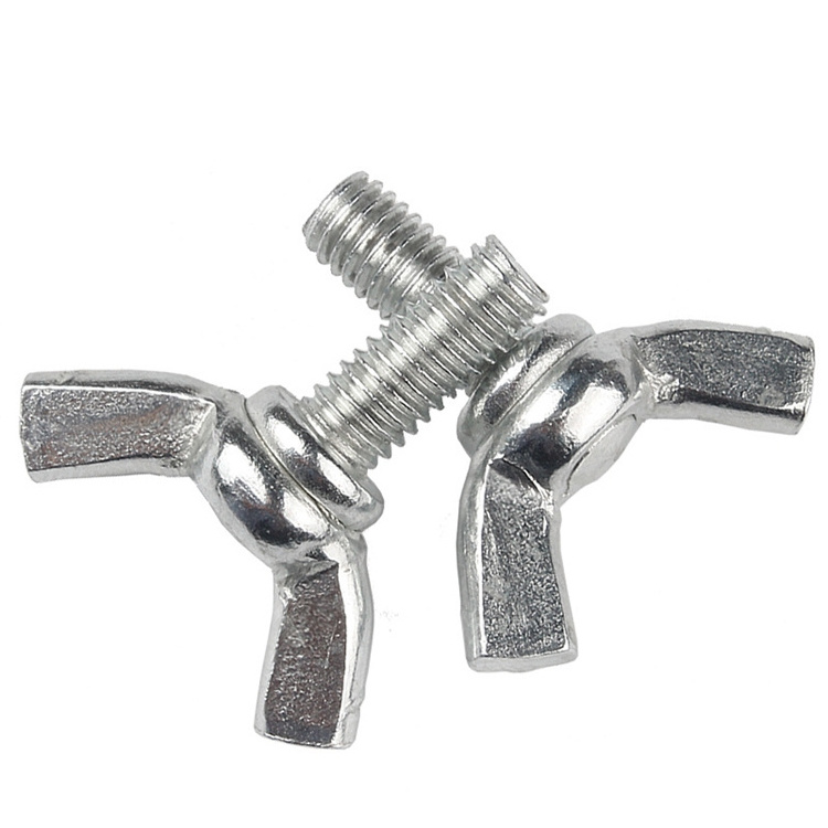 stainless steel  steel butterfly nut fast delivery nut bolts and screw