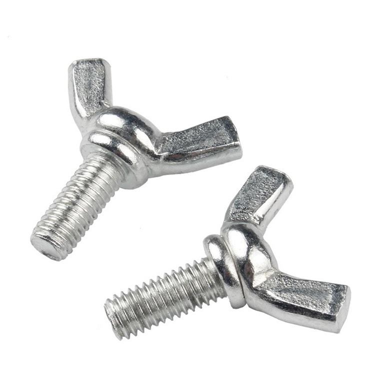 stainless steel  steel butterfly nut fast delivery nut bolts and screw