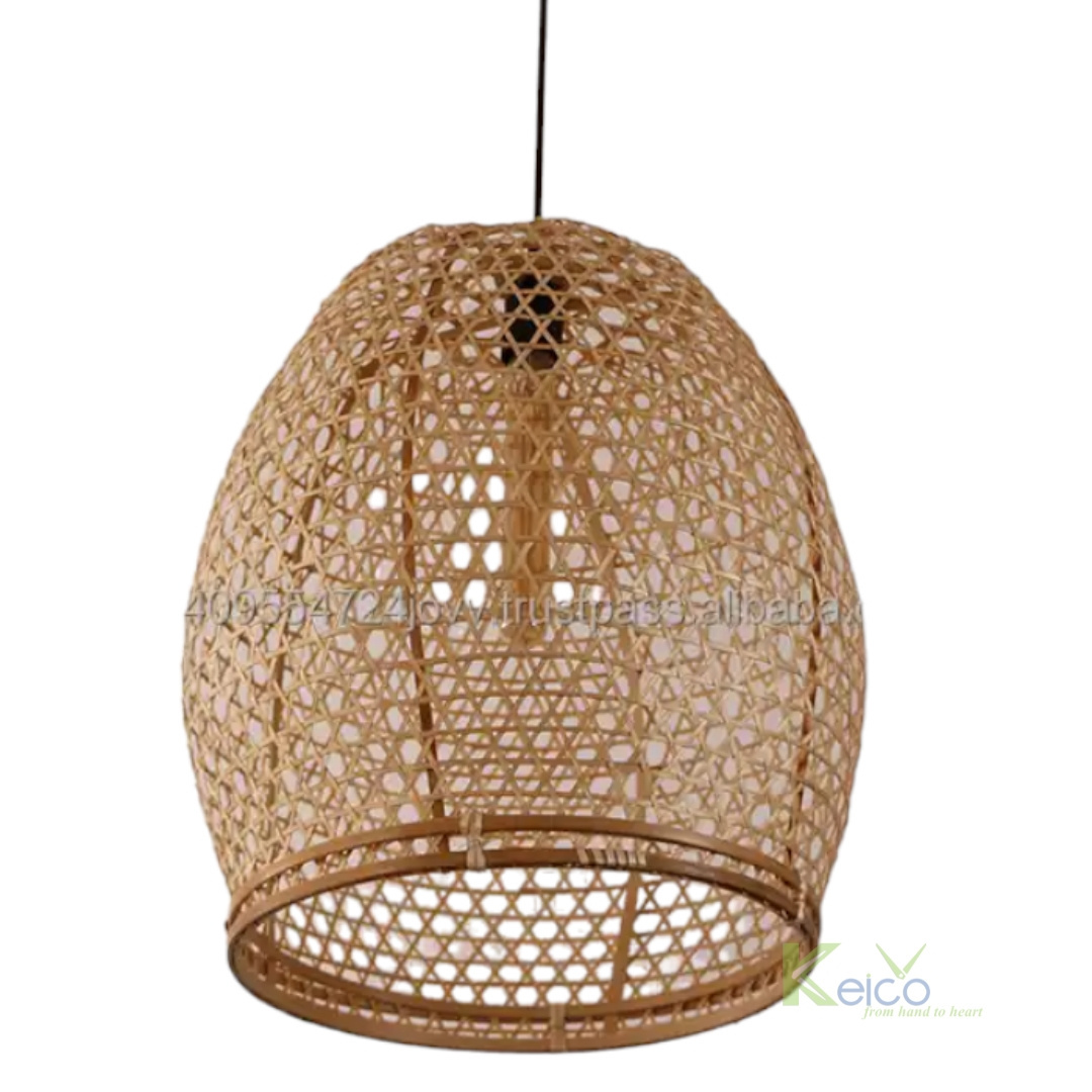 Special natural rattan wicker vintage lampshade bamboo hanging lamp shade cover frames wholesale chandeliers pendant lights