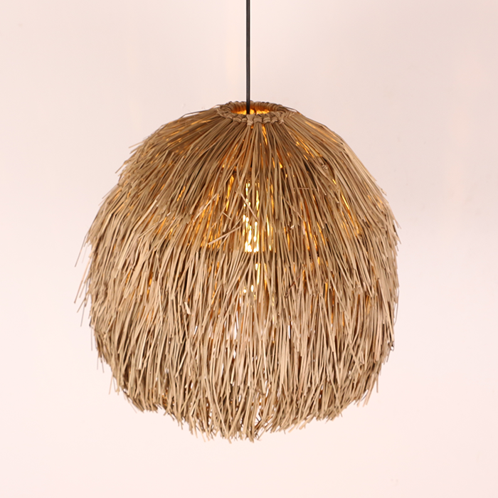 Keico Seagrass Chandelier For Indoor lighting decorative lighting boho style made in Vietnam Keico factory