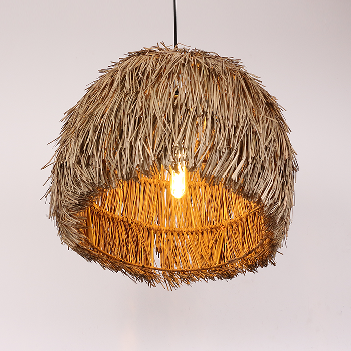 Keico Seagrass Chandelier For Indoor lighting decorative lighting boho style made in Vietnam Keico factory