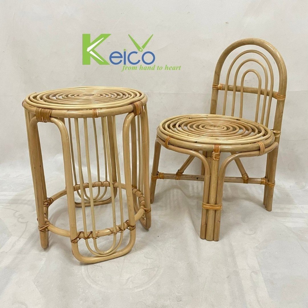 New design for 2024 Rattan coffee Design Coffee Table Home Decor Multiple Place Designs Side Table made in Vietnam