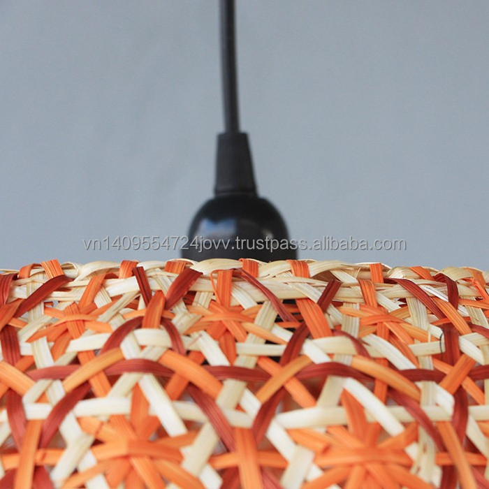 Best price natural  lighting parts home and garden decor Pendent Hanging Lampshade cover