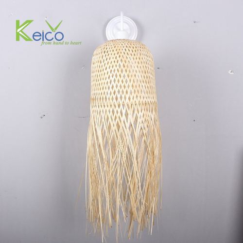 2024 High Quality and Eco Friendly Bamboo Lampshade Vintage Bamboo Pendant Light Bamboo Wall Hanging Lights Decors From Keico Vi