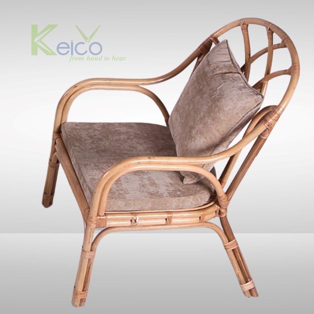 Eco-friendly Rattan Kids Armchair Bohemian Wicker Rattan Kids Chair Woven Kids Dinning Chair Nursery Wholesale From Vietnam