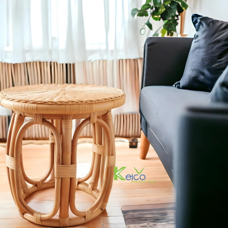 Minimalist boho side table eco-friendly products from Vietnam new design in Resort/Hotel/Restaurant Decoration Collection 2024