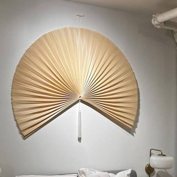 High Quality and Cheap Price 2024 Bamboo Fan Wall Hanging Fan Wall Hanging Decor Wall Decor items for Living Room from Viet nam