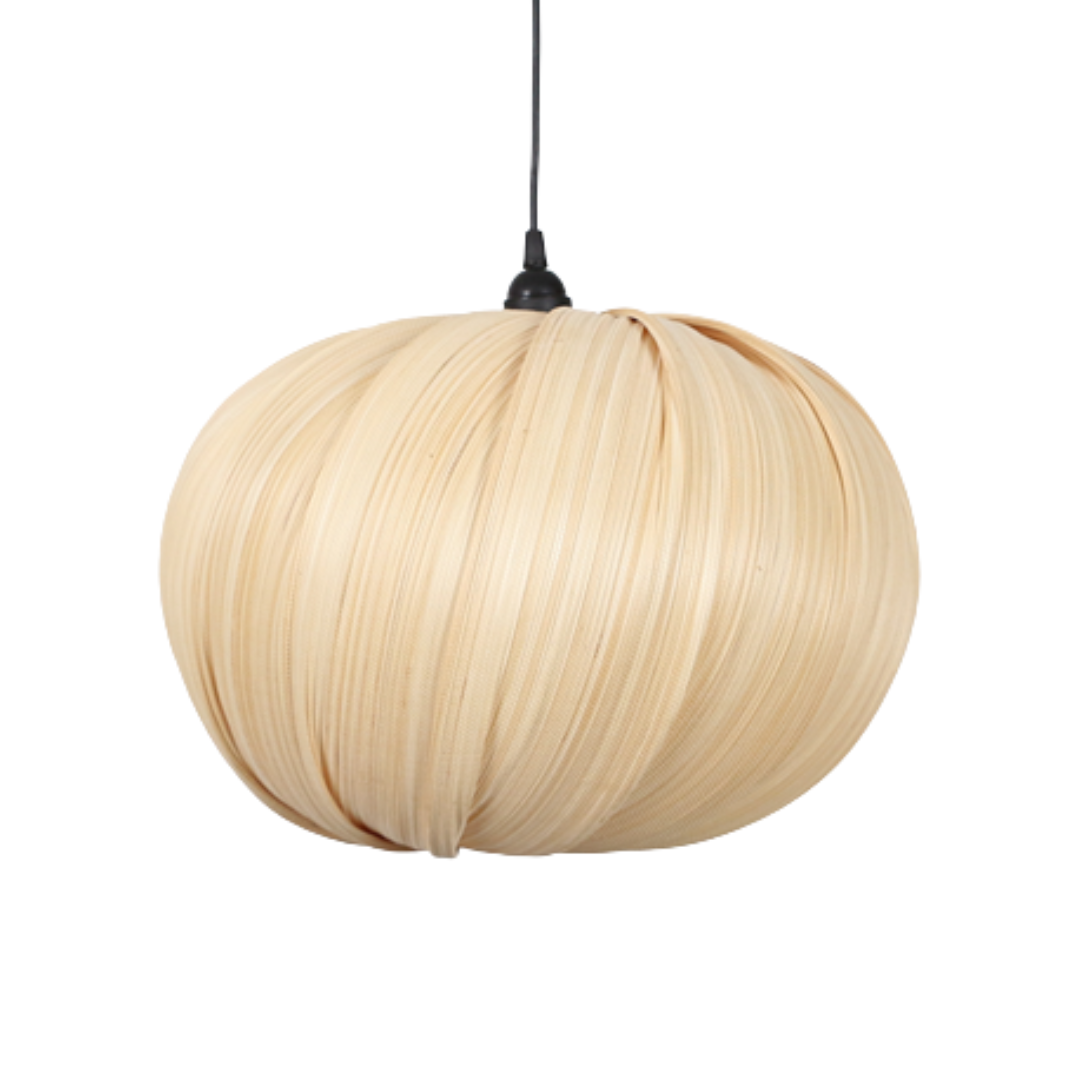 Eco-friendly Bamboo  Wicker Pendant Ceiling Lamp Shade & Cover Round Customize (any Color as Your Like) Handicraft Vietnam Light