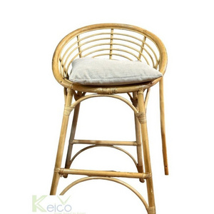 Best selling new design 2024 natural rattan furniture high quality rattan chair for home decoration coffee shop with best price