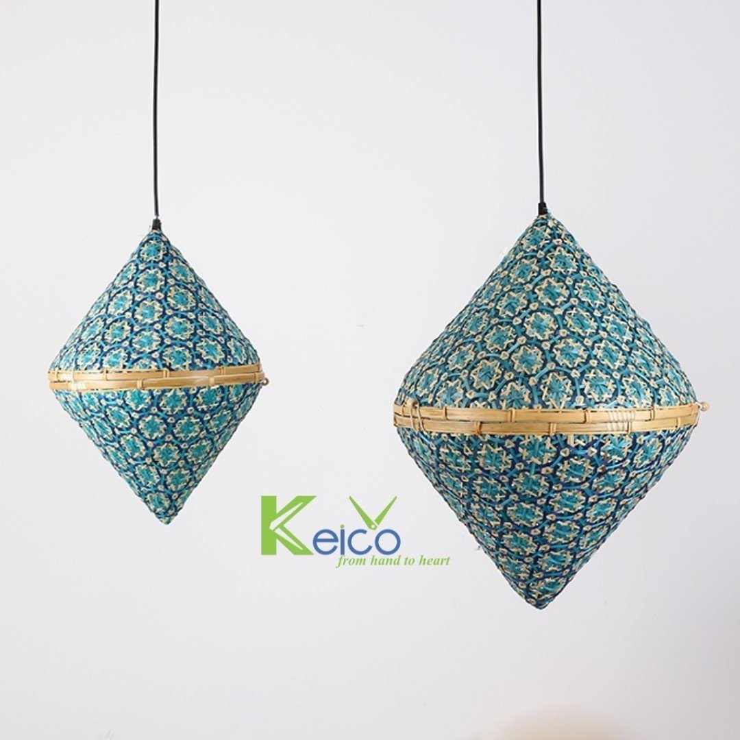 Wholesale new designs 2023 kitchen pendant lights natural eco-friendly bamboo lampshade with best price and high quality