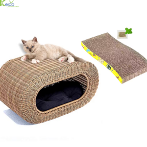 2024 New Arrival Hot-selling Rattan  Pet Sofa Pet Natural Pet House Dog Cat Bed for All Seasons From Keico Viet Nam