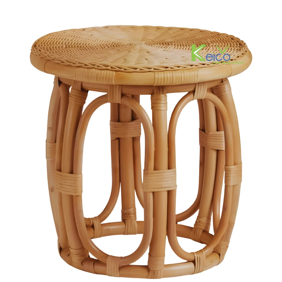 Minimalist boho side table eco-friendly products from Vietnam new design in Resort/Hotel/Restaurant Decoration Collection 2024