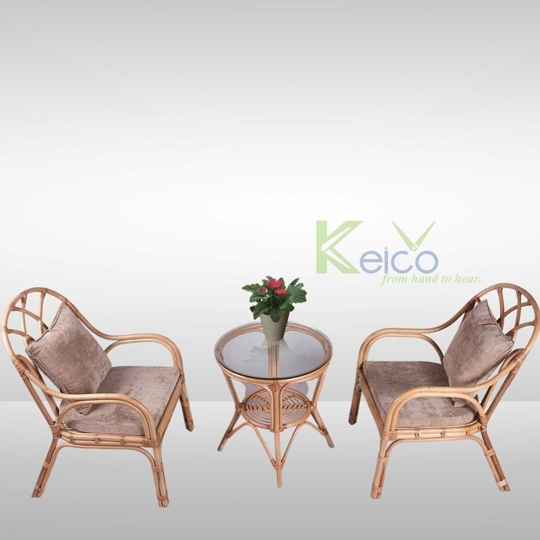 Eco-friendly Rattan Kids Armchair Bohemian Wicker Rattan Kids Chair Woven Kids Dinning Chair Nursery Wholesale From Vietnam