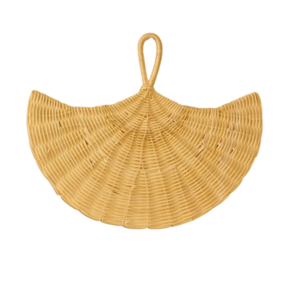 Eco-friendly Rattan woven fans Wall-hanging decoration Vintage Decor Top Hand Woven Fan with Handle Cheap Price made in Vietnam