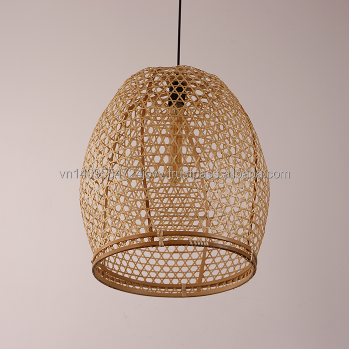 Special natural rattan wicker vintage lampshade bamboo hanging lamp shade cover frames wholesale chandeliers pendant lights