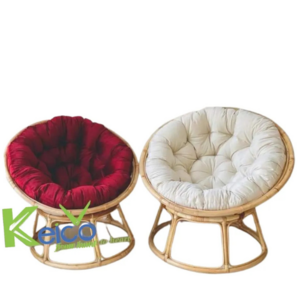 Lazy Sofa Chairs Rattan PAPASAN Chair for Home Decor Beach Chair House with Soft Cushion made in Viet Nam from Keico