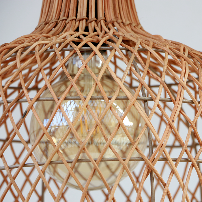 Whole Cheap Price Rattan Chandelier Handmade Rattan Ceiling Lights  For Home Restaurant Hotel Decoration from Keico