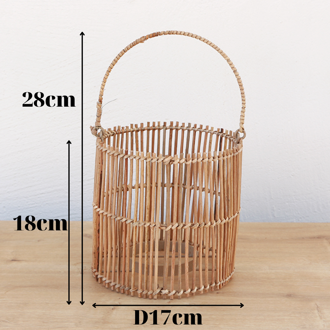 Set of 3 New Pole Night Sublimation Lighting Outdoor Camping Antique Large Storm Wicker Solar Garden Rattan Wood Lantern