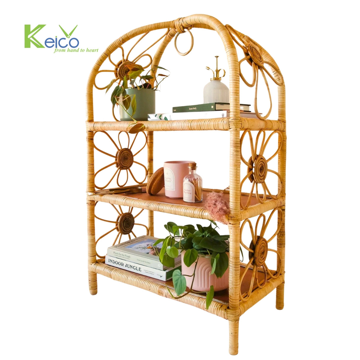 New items handmade bookshelf rattan handmade rattan wicker bookshelf with best price and high quality for wholesale