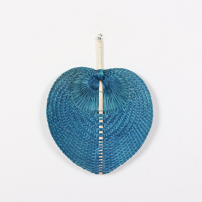 Vietnam Wholesale Bamboo Craft Weave Hand Fan Heart Handwoven Personalized Palm Hand Fans Wall hanging Decor With Factory Price