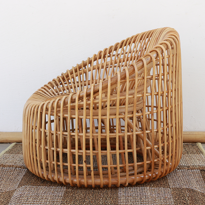 Hot product elegant rattan furniture natural eco-friendly rattan chair with high-quality for decorate home coffee shop