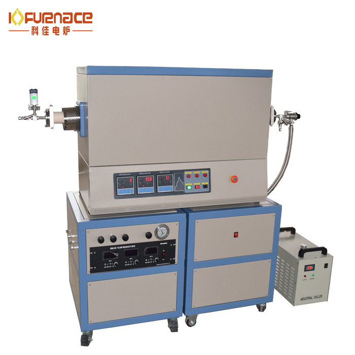 1700C Tube Furnace with High Vacuum System MFC Gas Mixer / CVD tube furnace / cvd machine