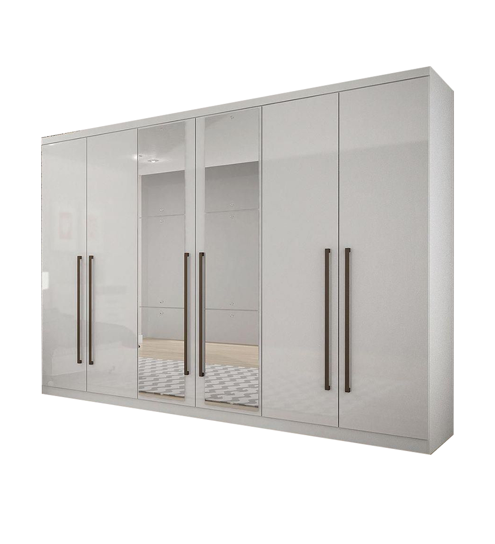 Custom Open Design Portable Armoire Wardrobe Bedroom Furniture Closet Cabinet Glass Door Wood Veneer Wardrobes