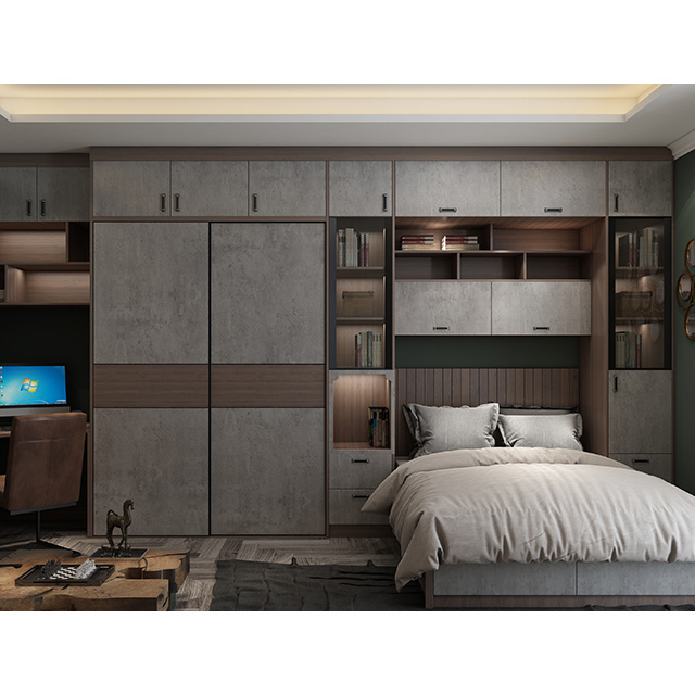 Kejia Custom Wooden Wardrobe Bedroom Furniture Dressing Room Closet Wardrobes Storage Wardrobe Cabinet