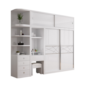 Modern Durable Bedroom Furniture Almirah Wardrobe Clothes Combination Designs Cupboards Wooden Veneer Wardrobes