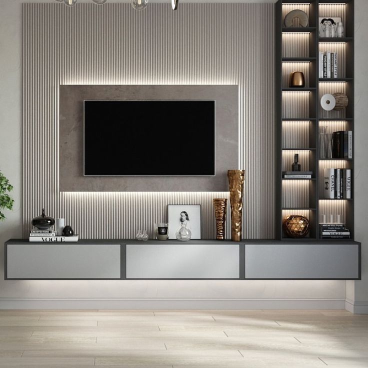 Kejia New Design Wall Unit Wood TV Stand Cabinet Luxury Television Home Tv Table Stand And TV Table Set With Electric Fireplace