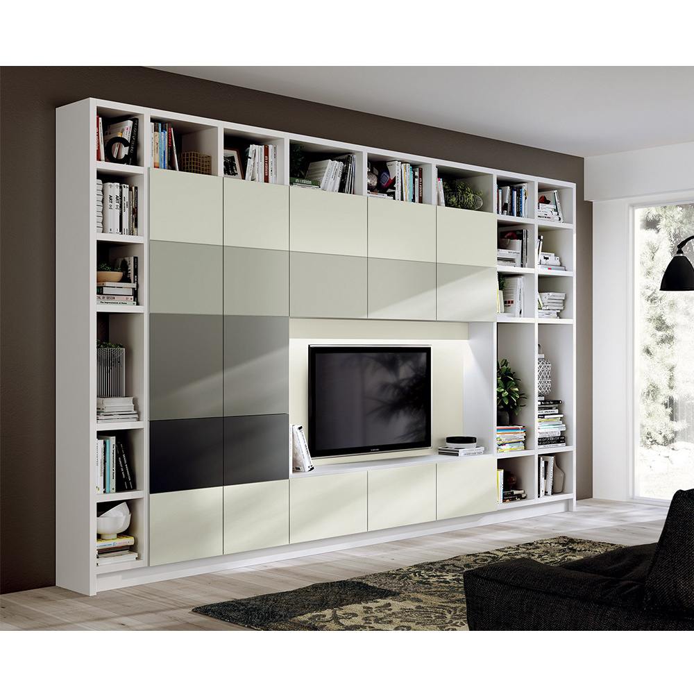 Kejahome New Morgan Classic Wall TV Cabinet Stand Wood Luxury Modern TV Cabinet and Coffee Table