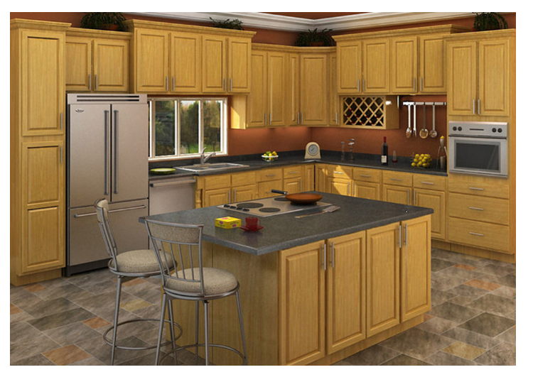 Oak Kitchen Cabinets Solid Wood For Luxury Kitchen Furniture Used kitchen cabinet craigslist