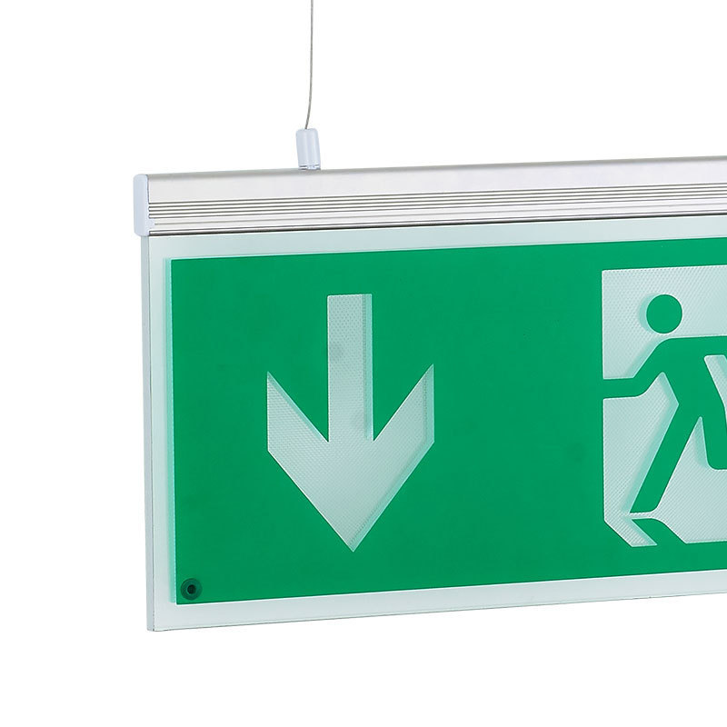 Waterproof Led Emergency Exit Sign Lights For Home Power Failure Rechargeable