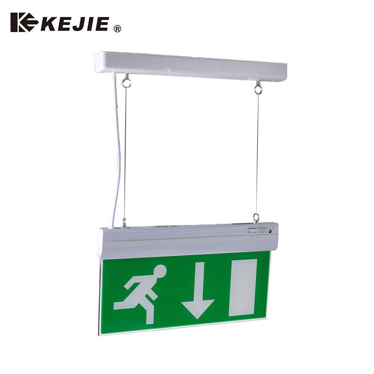 Factory Battery Operated Fire Resistant Led Emergency Exit Sign