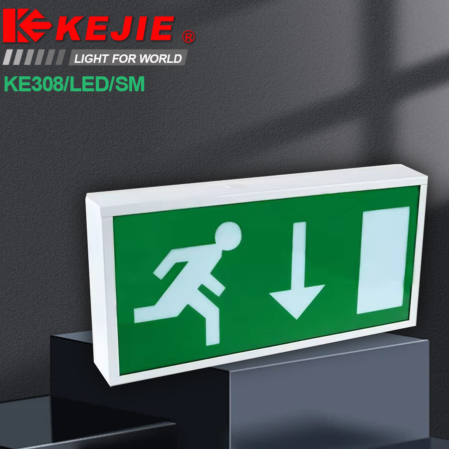 Exit Sign Emergency Light Factory Wholesale Rechargeable Exit Sign Emergency Light Corridor IP20 Exit Sign Emergency Light