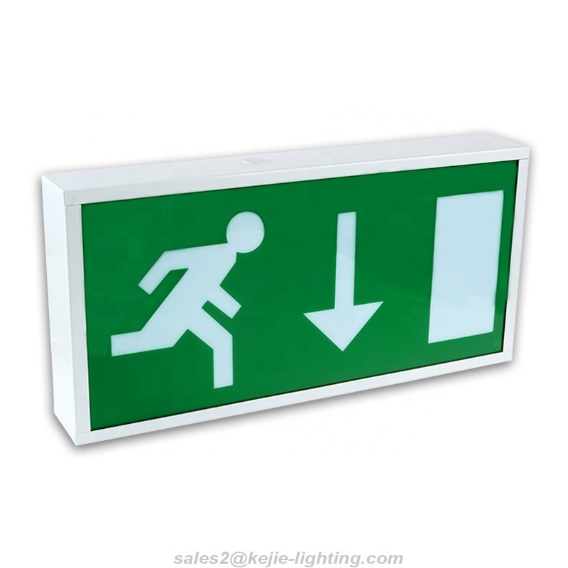 Exit Sign Emergency Light Factory Wholesale Rechargeable Exit Sign Emergency Light Corridor IP20 Exit Sign Emergency Light