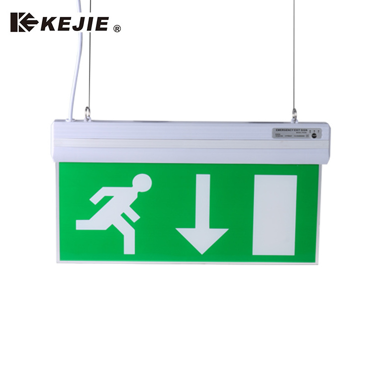 Factory Battery Operated Fire Resistant Led Emergency Exit Sign