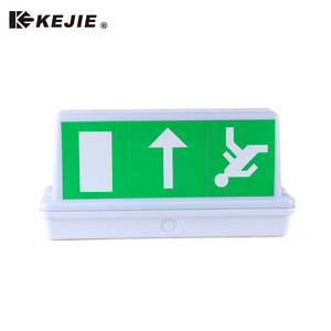 Wall Mounted Automatic Housing Led Emergency Exit Sign Light Combo