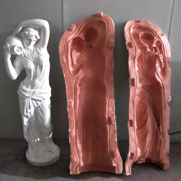 Statuary Concrete Cement Making Garden Latex Rubber Molds For Statues