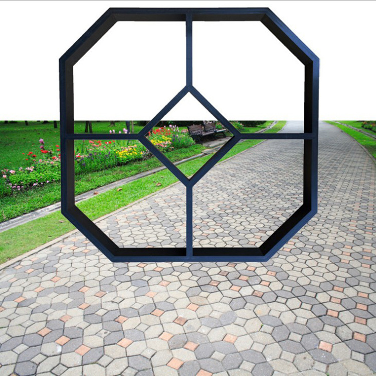 Plastic concrete paving mold block paving stone pattern