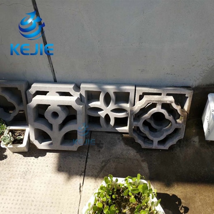 3D Concrete Block Interlocking Plastic Mold For Garden Wall Decoration