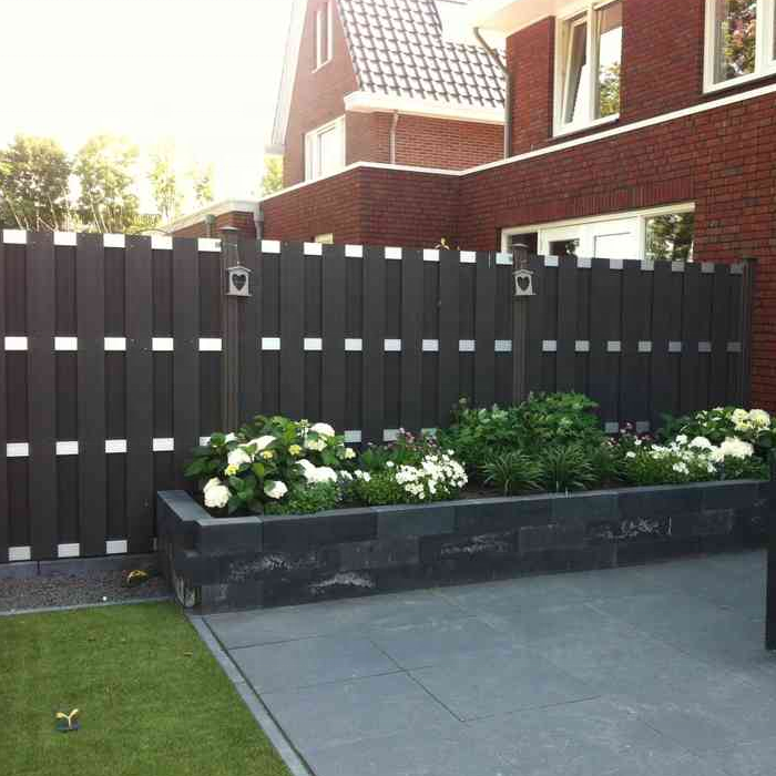 Wholesale Cheap Easy Installed Wood Plastic Composite Fence Panels